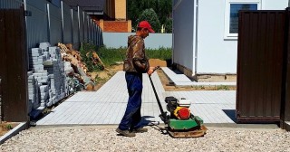 Устройство въезда на участок Пушкино, цена от 51568 руб.